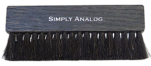Щеточка для LP Simply Analog Vinyl Record Brush черный дуб