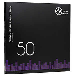 Внутренние конверты для LP Audio Anatomy Deluxe Audiophile Antistatic Inner Sleeves (50 шт) 12" белый