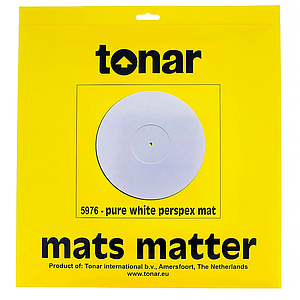 Мат для проигрывателя LP Tonar Pure White Perspex Mat (5976)