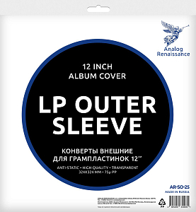 Внешние пакеты для LP Analog Renaissance LP Outer Sleeve AR-SO-25 25 шт.