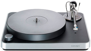 Проигрыватель виниловых дисков Clearaudio Concept MM чёрный c серебром