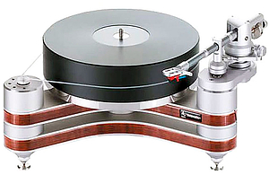 Проигрыватель виниловых дисков Clearaudio Innovation Wood серебро и чёрный акрил